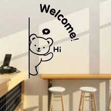 Welcome Panda Decor For Wall Decor